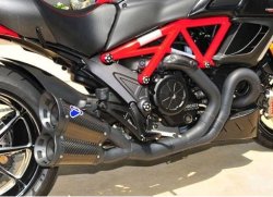 画像2: テルミニョーニ Ducati Diavel COMPLETE EXHAUST SYSTEM RACING TERMIGNONI CARBON BLACK EDITION DUCATI DIAVEL