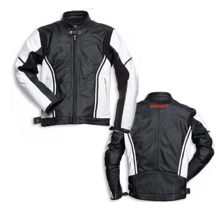 画像1: 2012 DUCATI APPAREL DIAVEL BLW LEATHER JACKET [9810182]