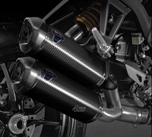 画像2: テルミニョーニ for Ducati M1100EVO カーボン製レーシングエキゾースト Slip-on Exhaust