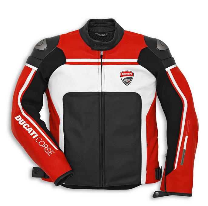 画像1: DUCATI CORSE '14 LEATHER JACKET