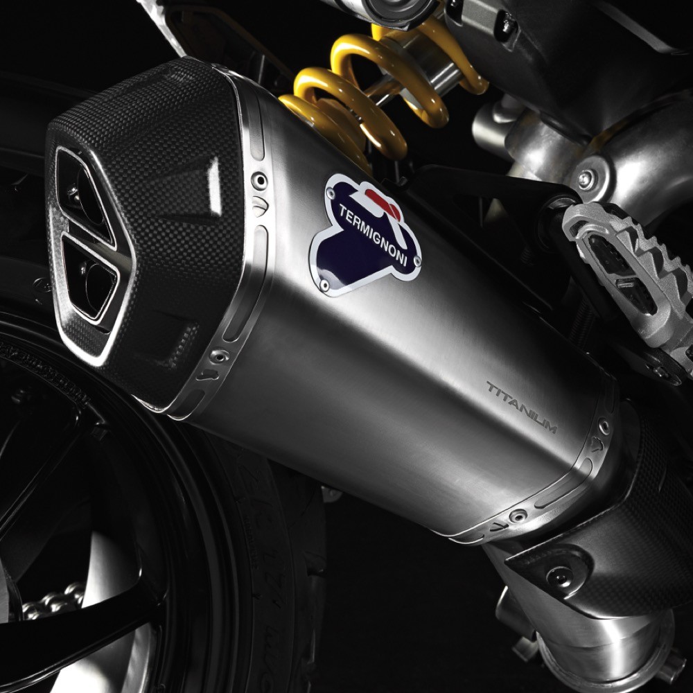 画像1: テルミニョーニ Ducati 基準適合ハイポジションサイレンサー Hypermotard(SP) 2013-15  Hyperstrada 2013-15