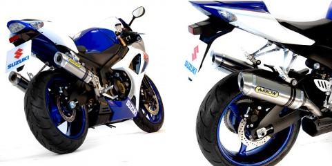 画像: ARROW スリップオンマフラーThunder GSX-R1000 07-08